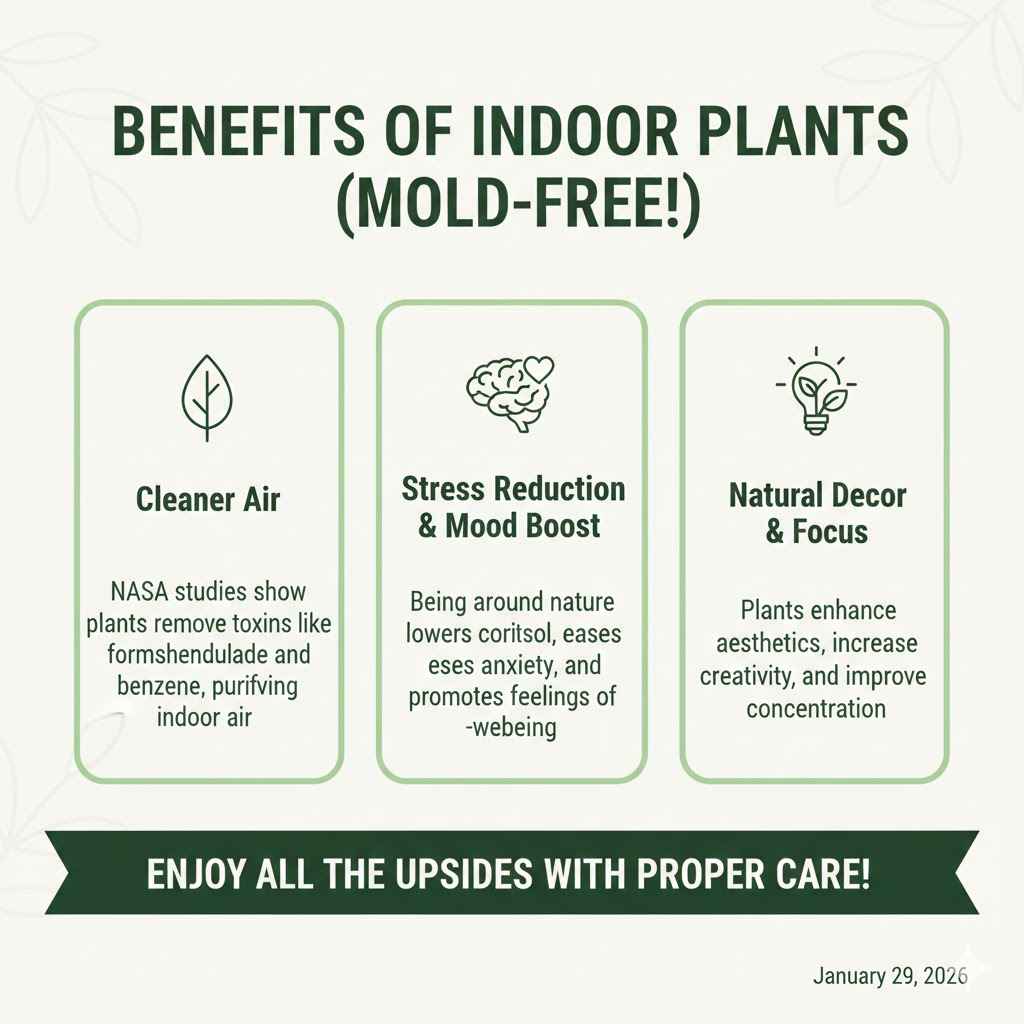 Benefits of Indoor Plants (Mold-Free!)