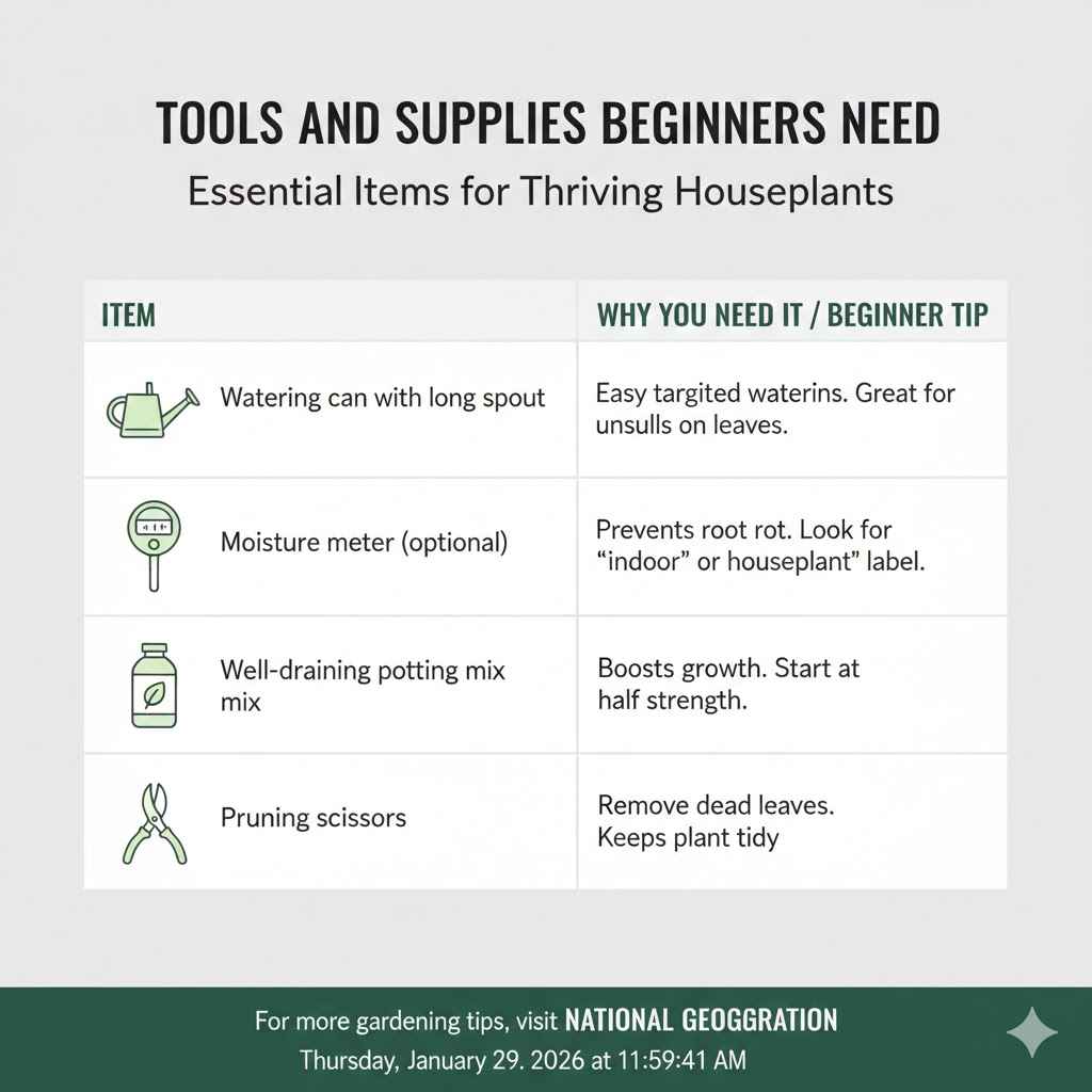 Tools and Supplies Beginners Need Table