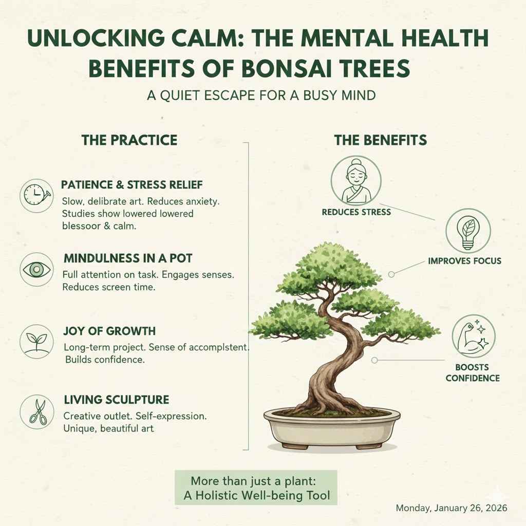 The Mental Health Benefits of Bonsai Trees