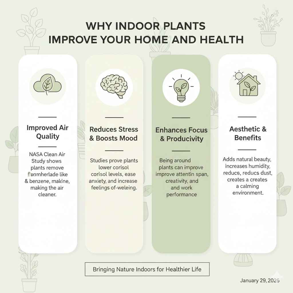 Why Indoor Plants Improve Your Home and Health