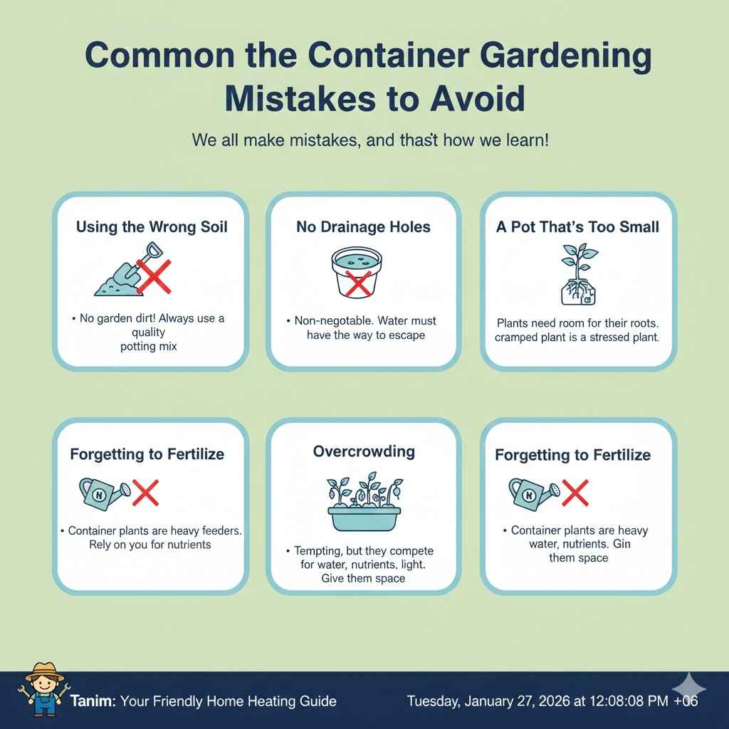 Common Container Gardening Mistakes to Avoid