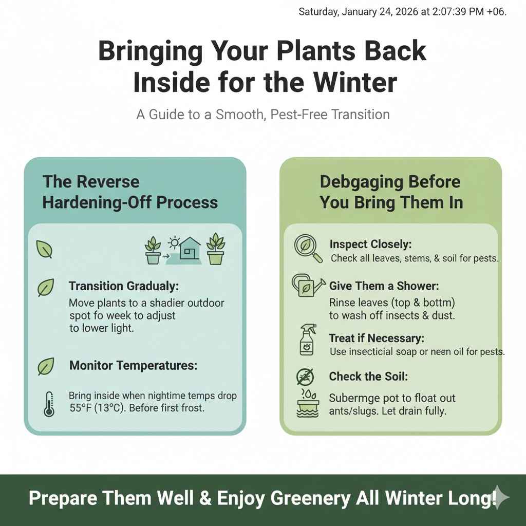 Bringing Your Plants Back Inside for the Winter