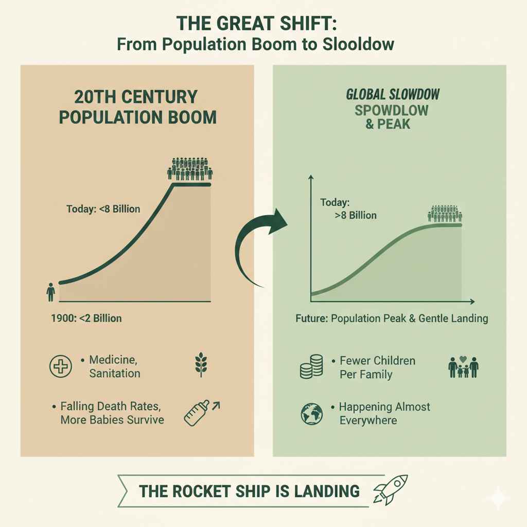 The Great Shift: From Population Boom to Slowdown