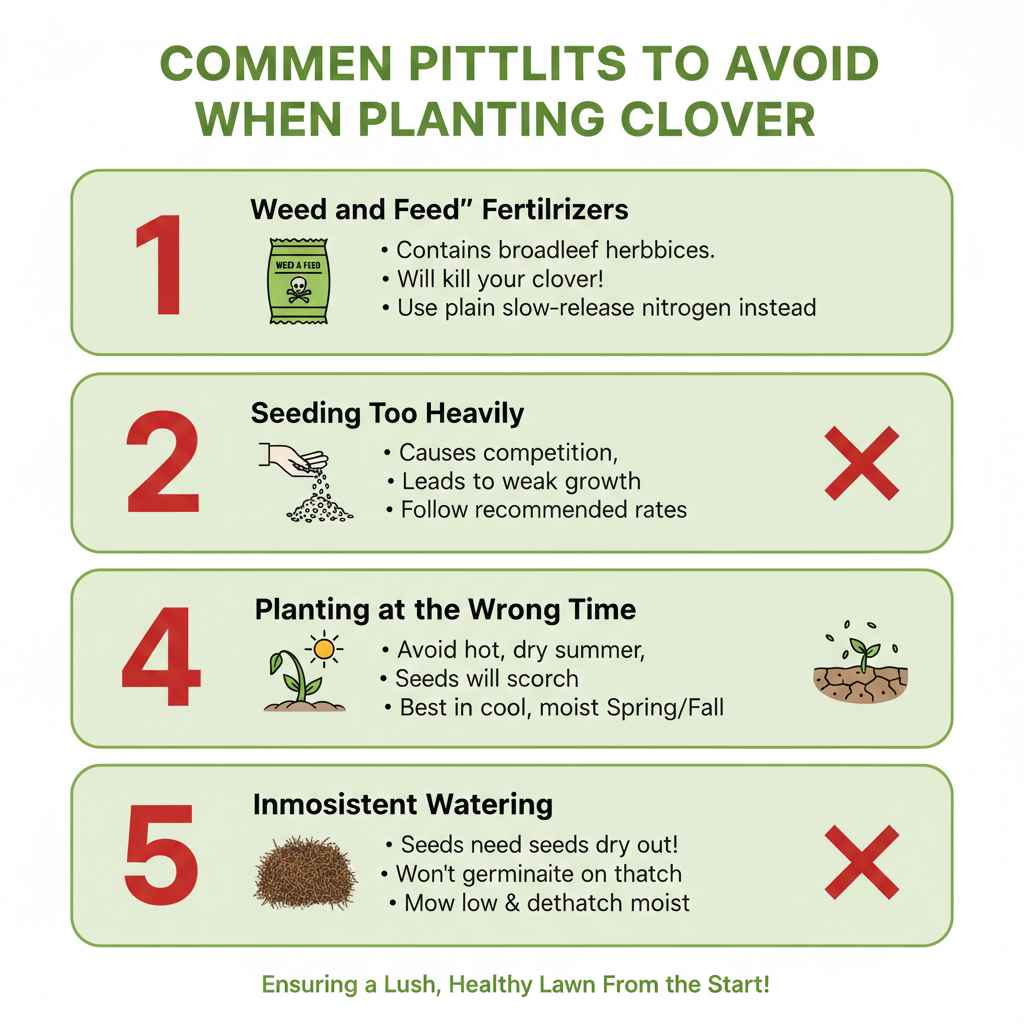 Common Pitfalls to Avoid When Planting Clover