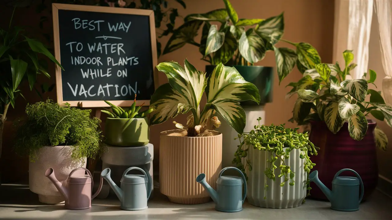 Best Way to Water Indoor Plants While on Vacation: Effortless Tips