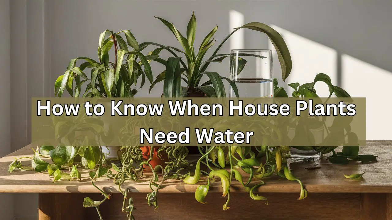 How to Know When House Plants Need Water: Expert Tips