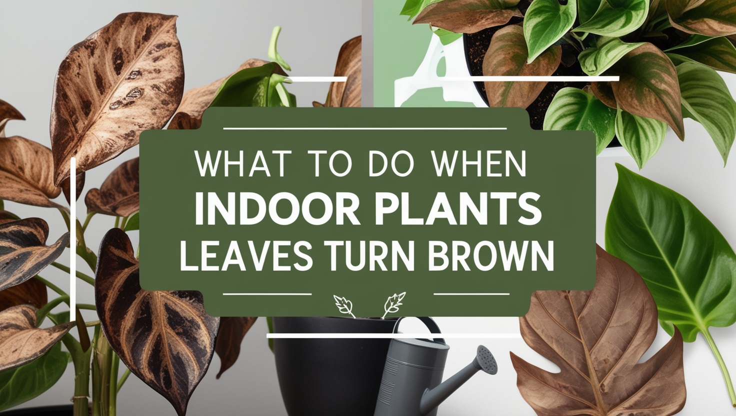 What to Do When Indoor Plants Leaves Turn Brown: Revive Tips