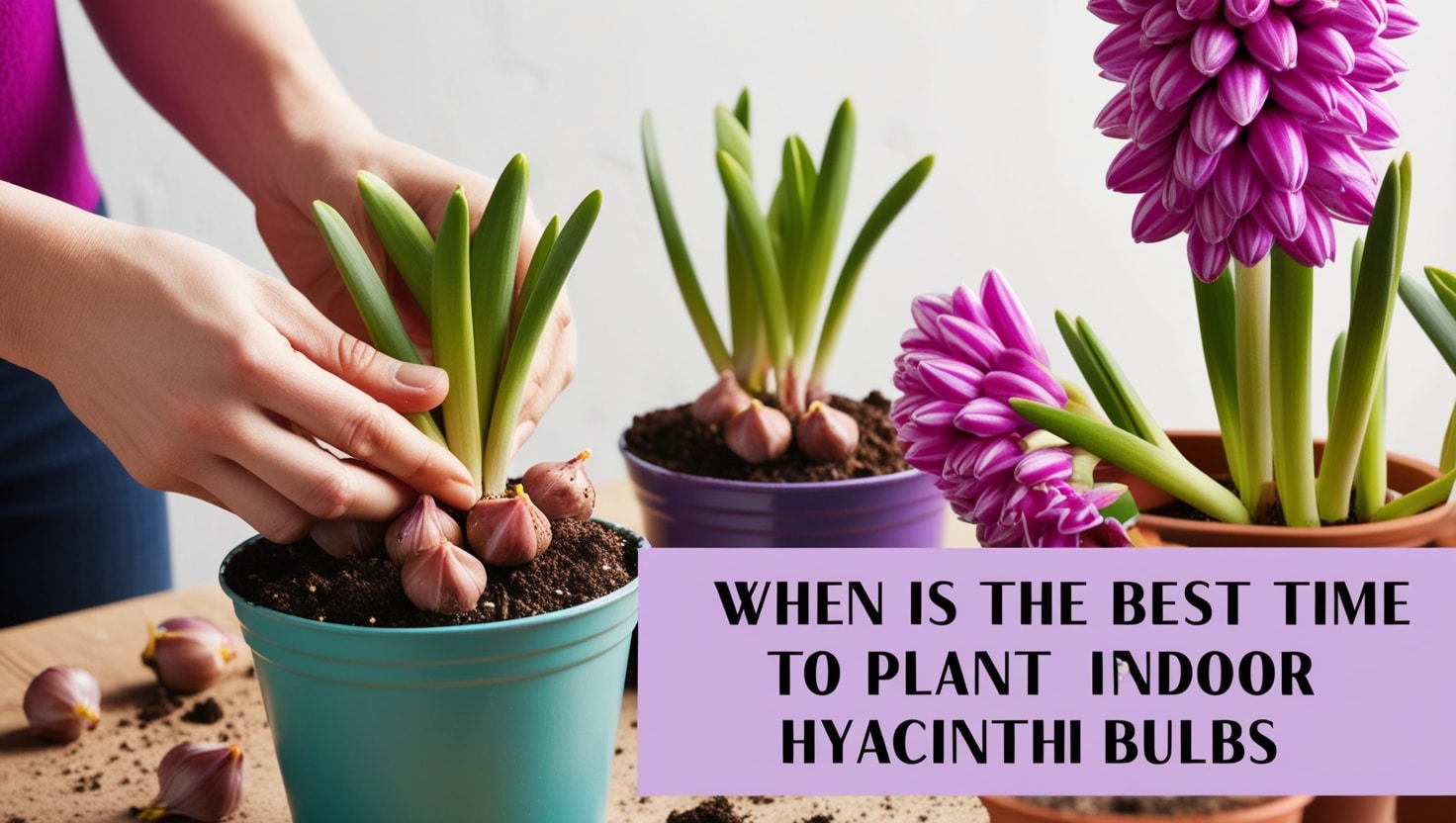 When is the Best Time to Plant Indoor Hyacinth Bulbs: Optimal Seasons Revealed