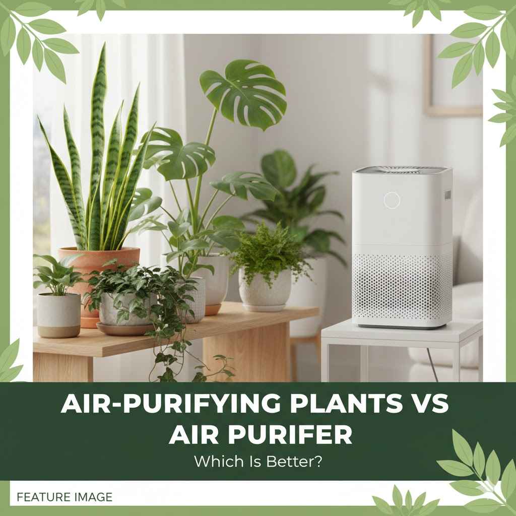 Air-Purifying Plants vs Air Purifier