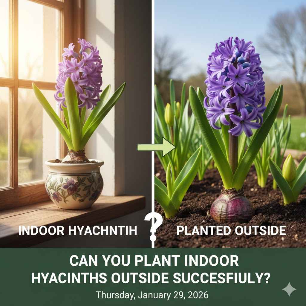 Can You Plant Indoor Hyacinths Outside Successfully