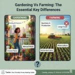 Gardening Vs Farming