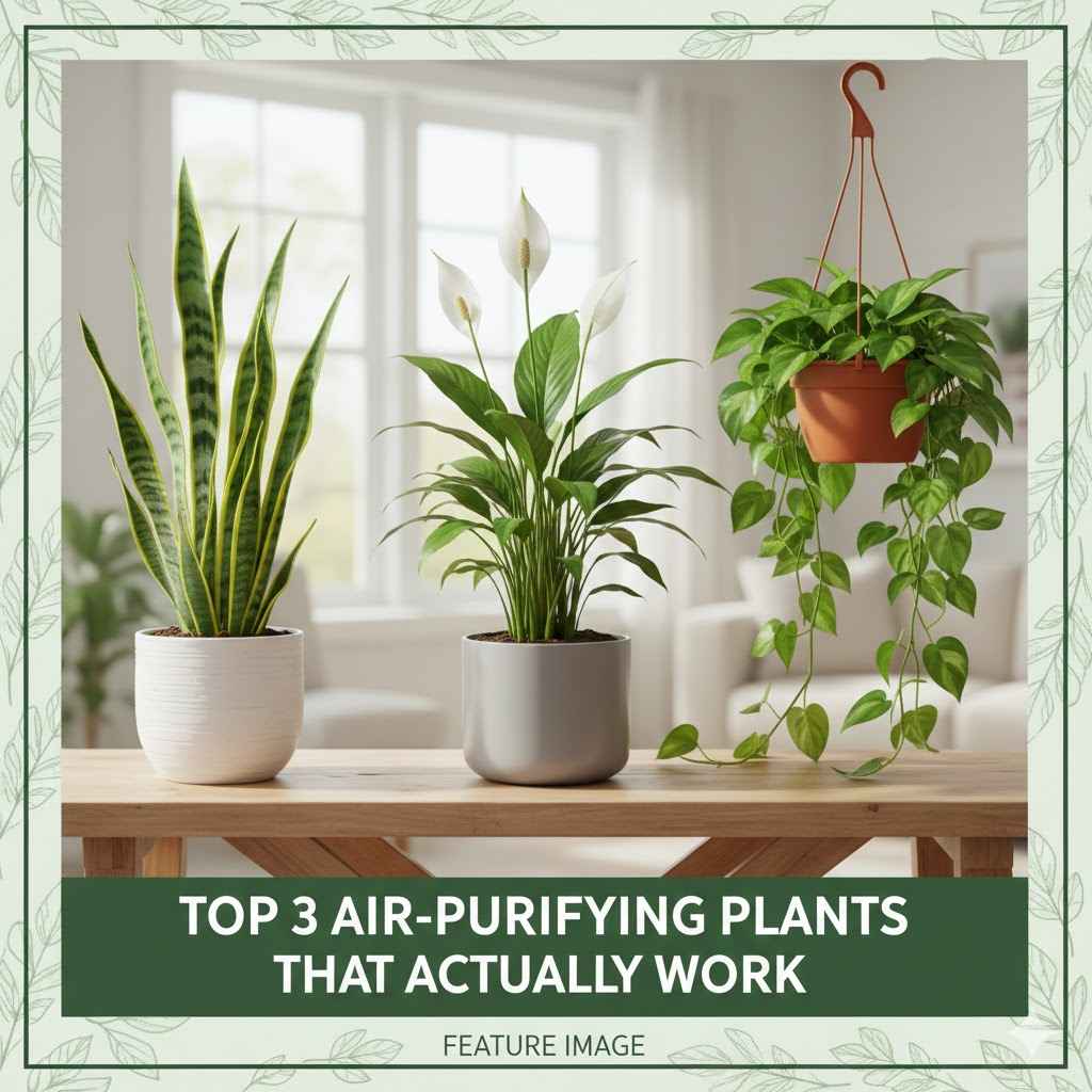 Top 3 Air-Purifying Plants That Actually Work