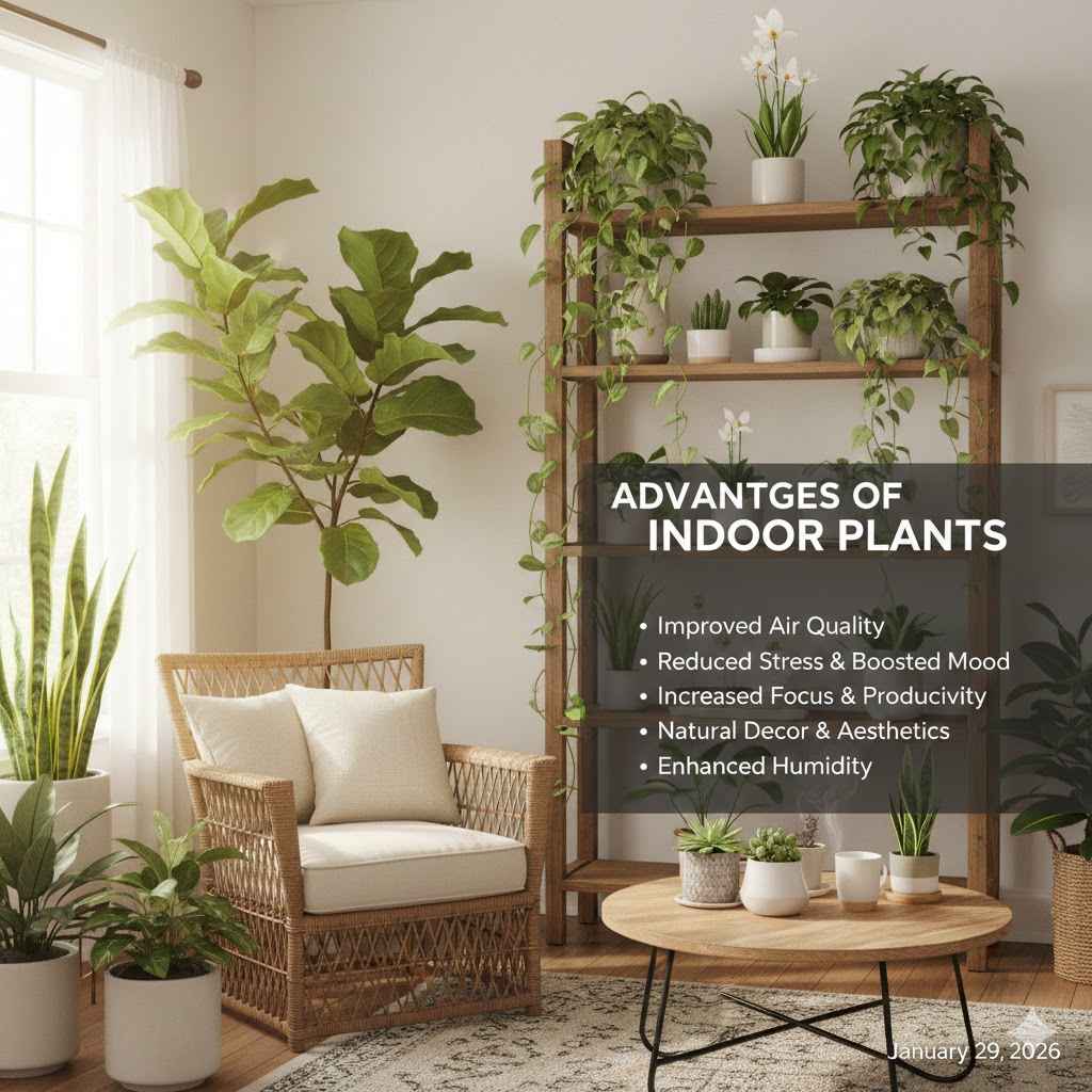 What Are the Advantages of Indoor Plants at Home