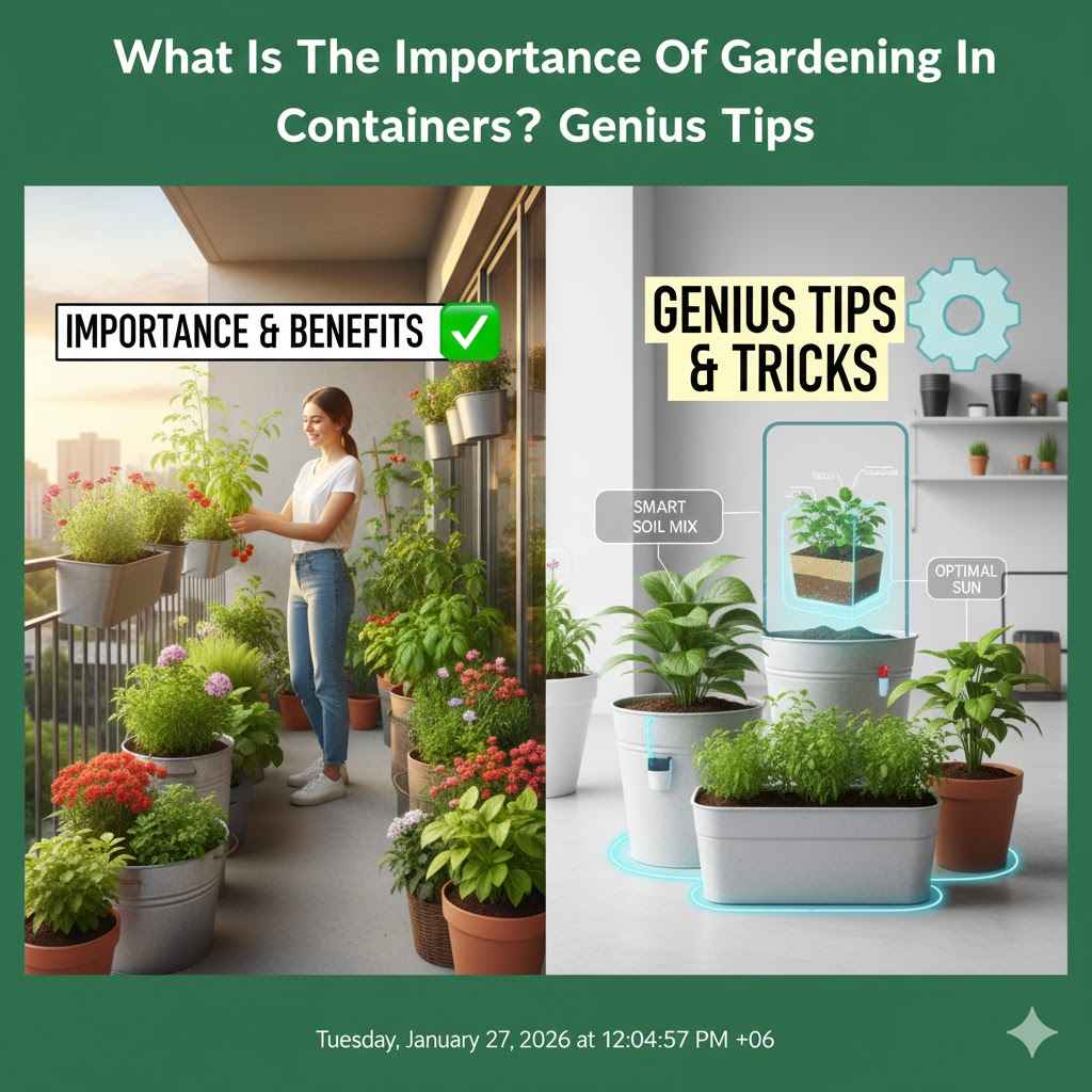 What Is The Importance Of Gardening In Containers