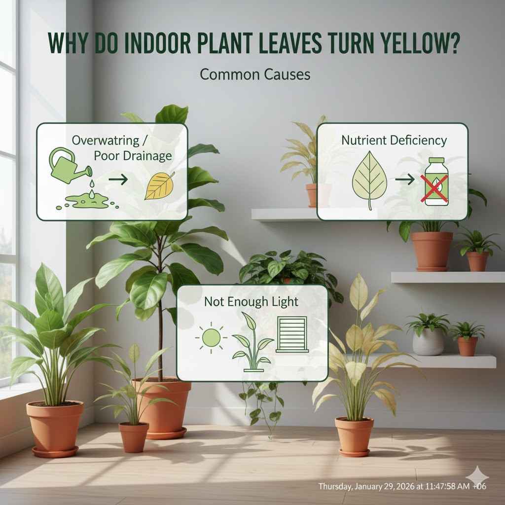 Why Do Indoor Plant Leaves Turn Yellow