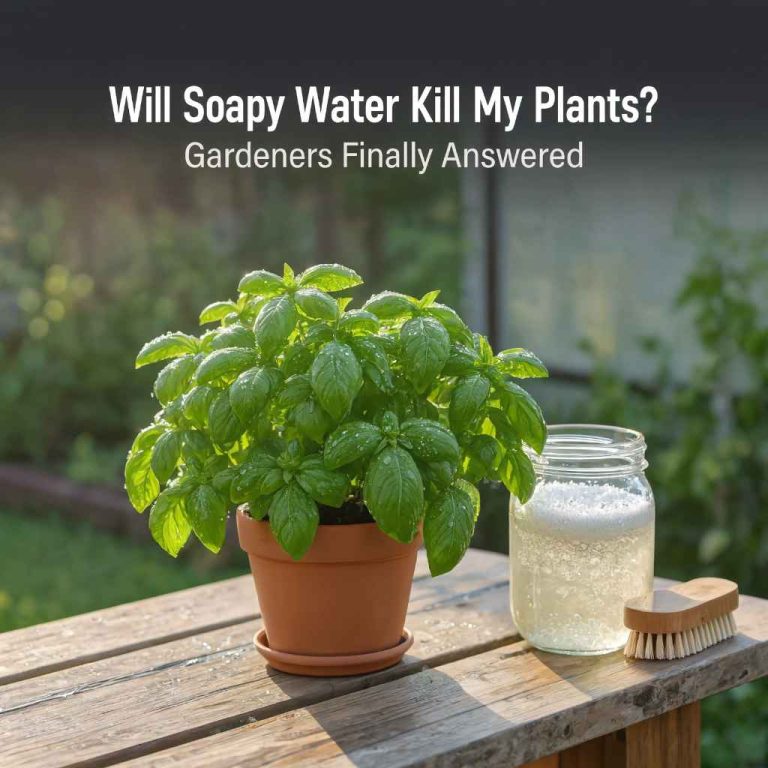 Will Soapy Water Kill My Plants