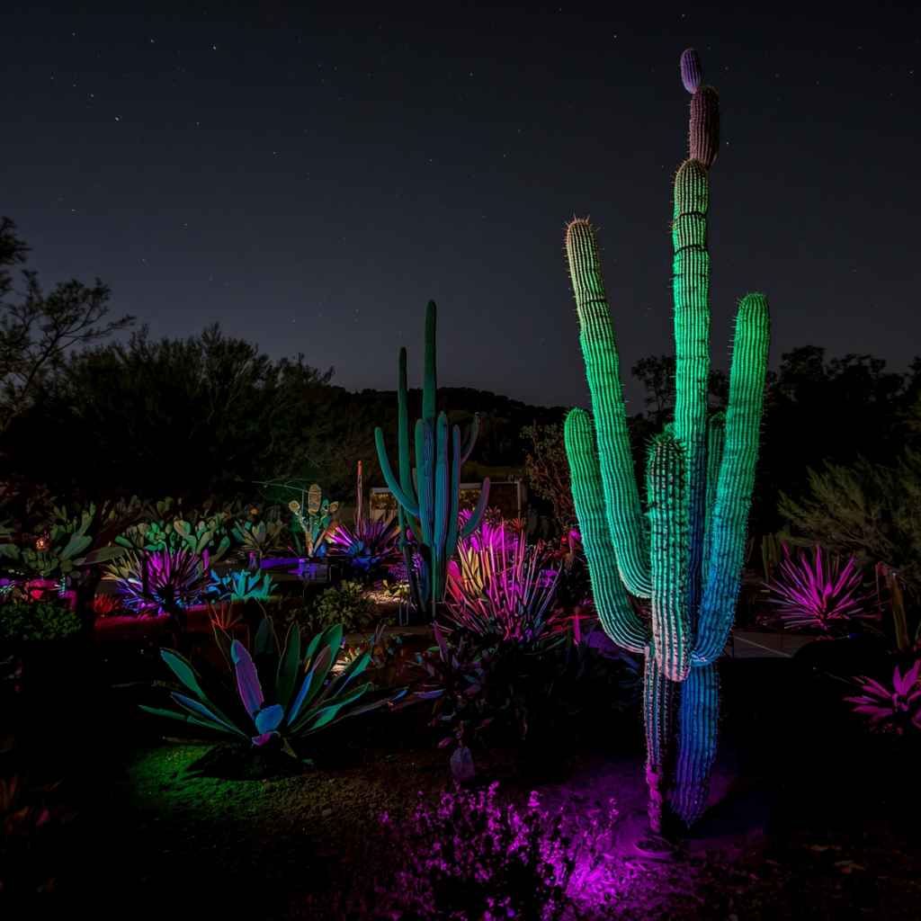 When Does Electric Desert Happen At The Botanical Gardens?