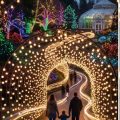A Million Bulb Walk At Norfolk Botanical Gardens