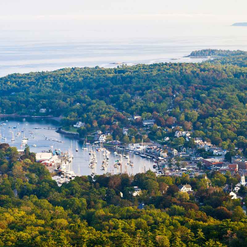 How Far Is Boothbay Botanical Gardens From Camden Maine?