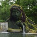 A Dog Grass Hortisculpture At Atlanta Botanical Gardens