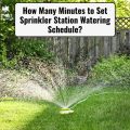 How Many Minutes to Set Sprinkler Station Watering Schedule?