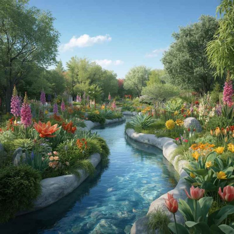 Why Were Plants Chosen for the Talking Water Gardens?