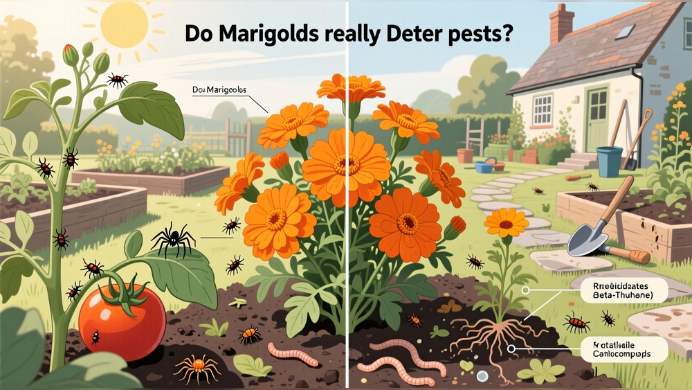 Do Marigolds Help Vegetable Gardens? Science Says Yes