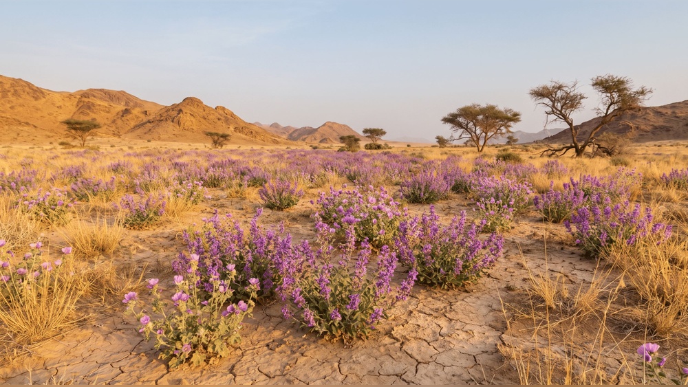 How Do Many Seeds Arrive And Grow in a Barren Landscape?