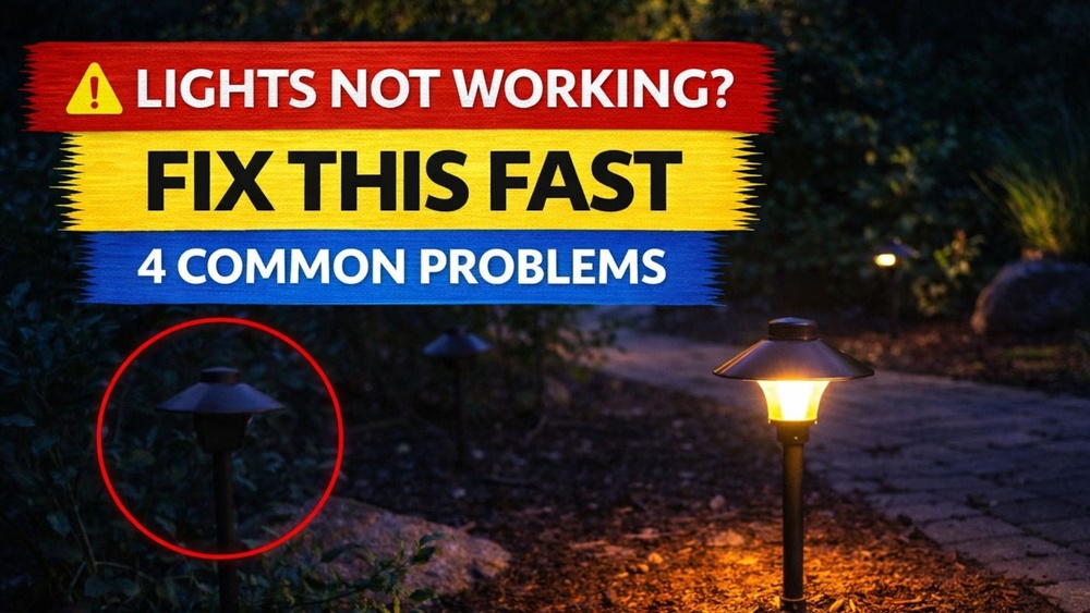 Why Are Some of My Landscape Lights Not Working? Fixed!