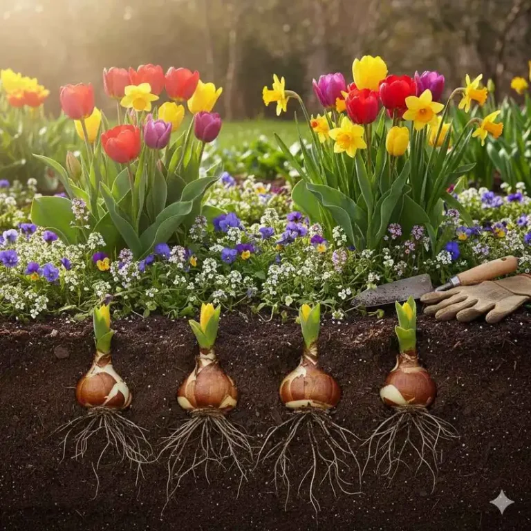 Can You Plant Seeds Over Bulbs? An Essential, Genius Tip