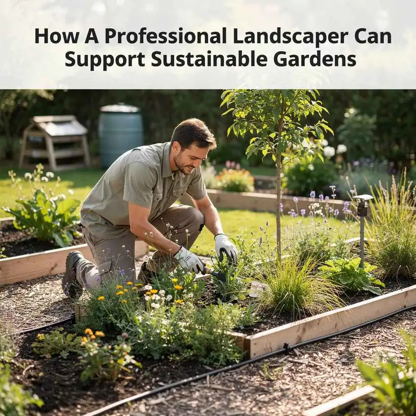 How A Professional Landscaper Can Support Sustainable Gardens