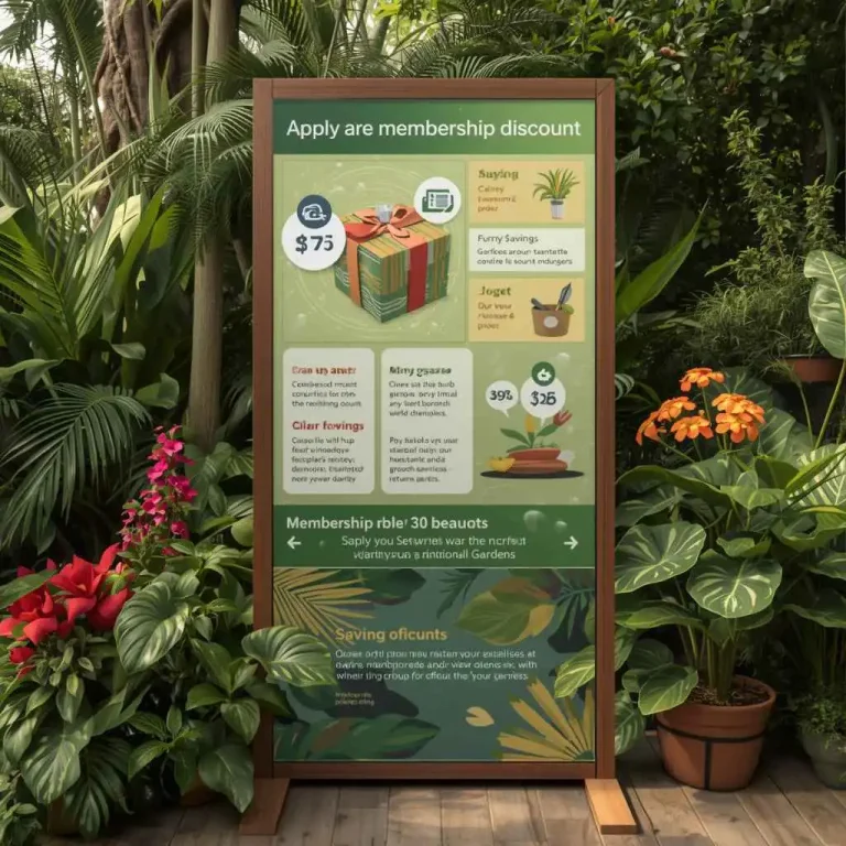 How To Apply A Membership Discount At Atlanta Botanical Gardens