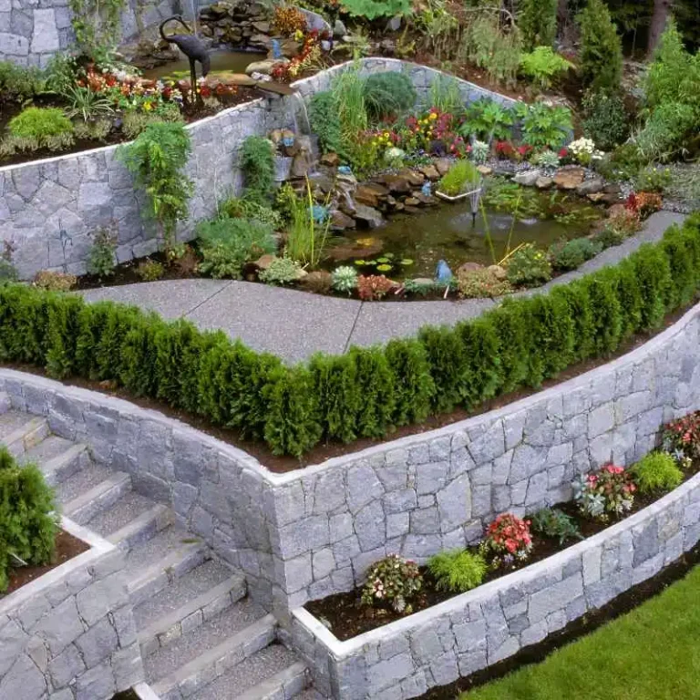 How To Landscape A Steep Slope Without Retaining Walls