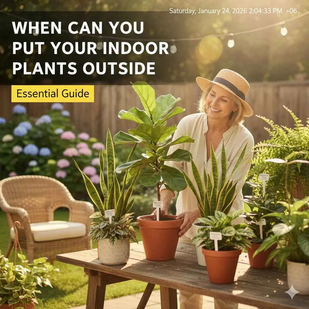 When Can You Put Your Indoor Plants Outside