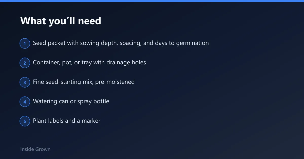 Steps: What you’ll need