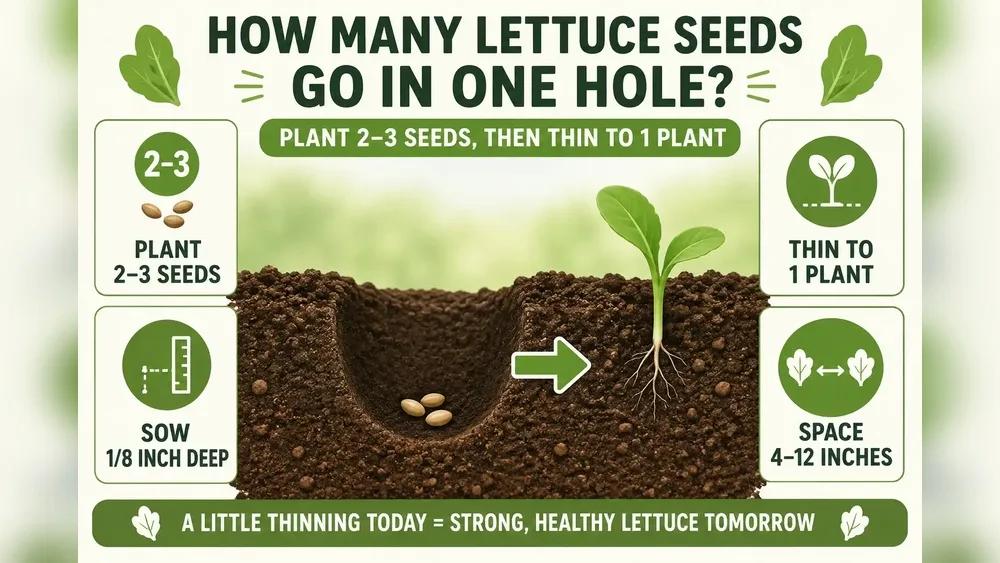 When Planting Seeds How Many Should Go in One Hole?