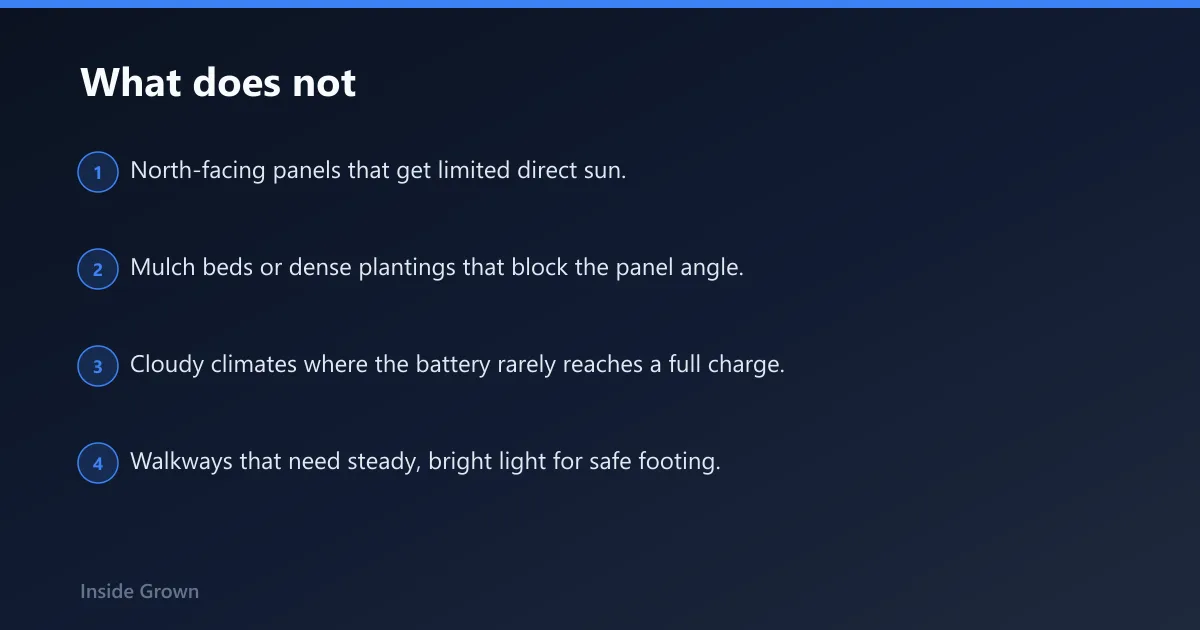 Steps: What does not