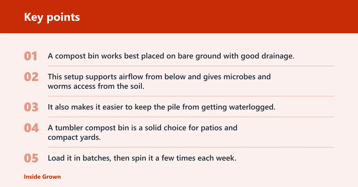 Key points: Which method fits your space?