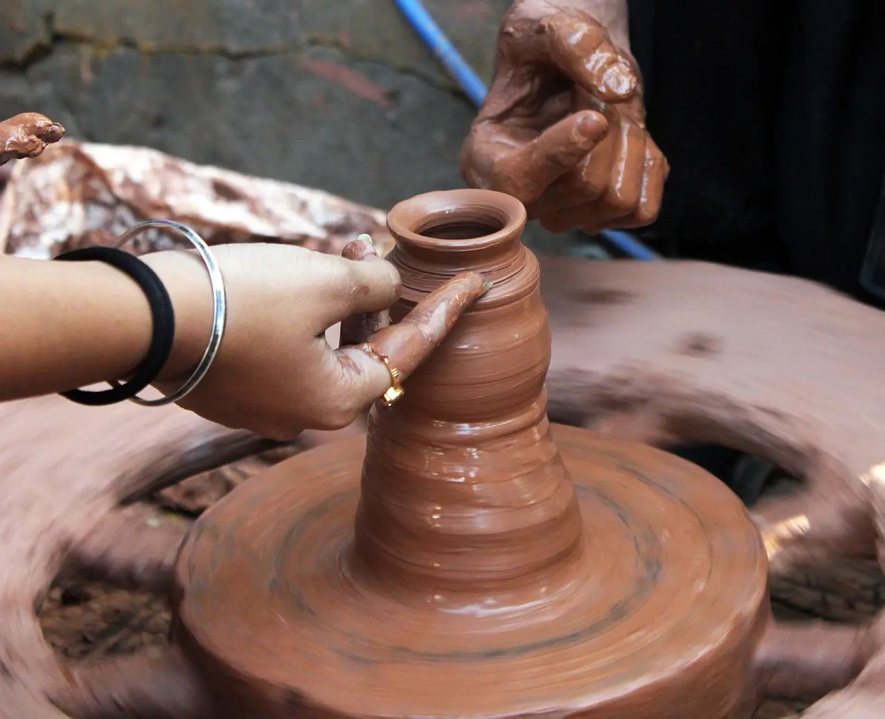 How do you loosen clay without making it worse?