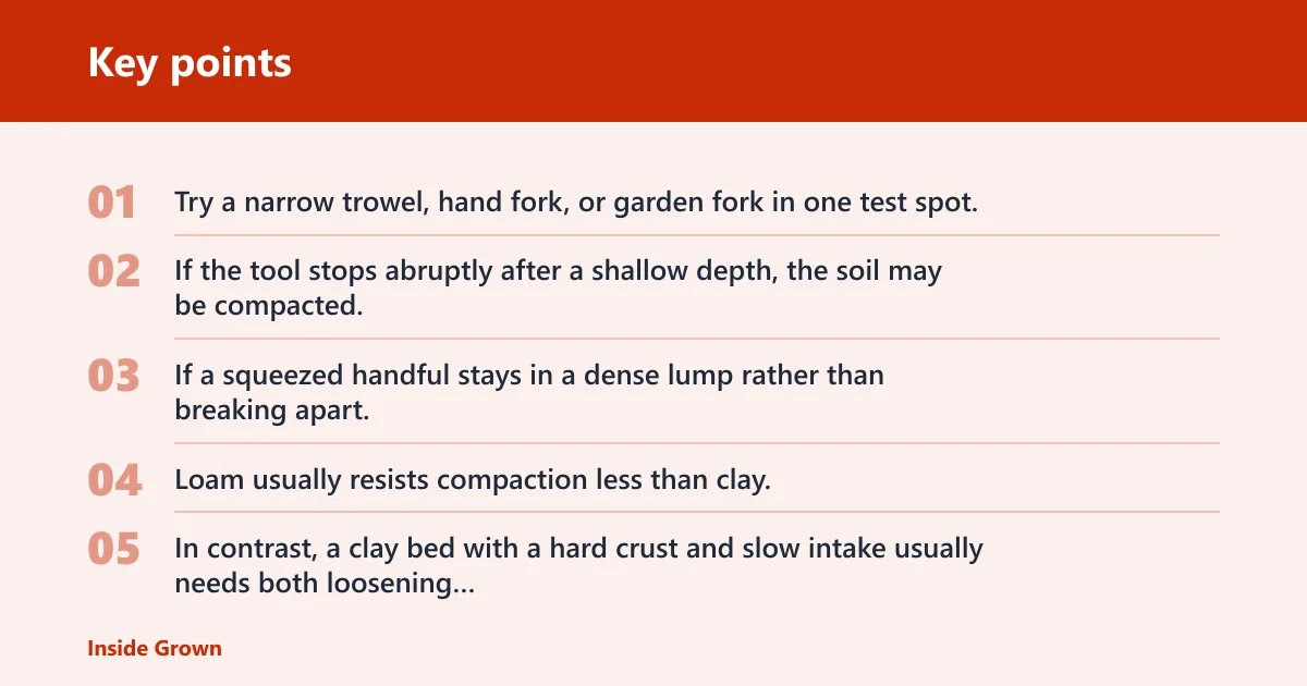 Key points: How do you know your soil needs aeration?