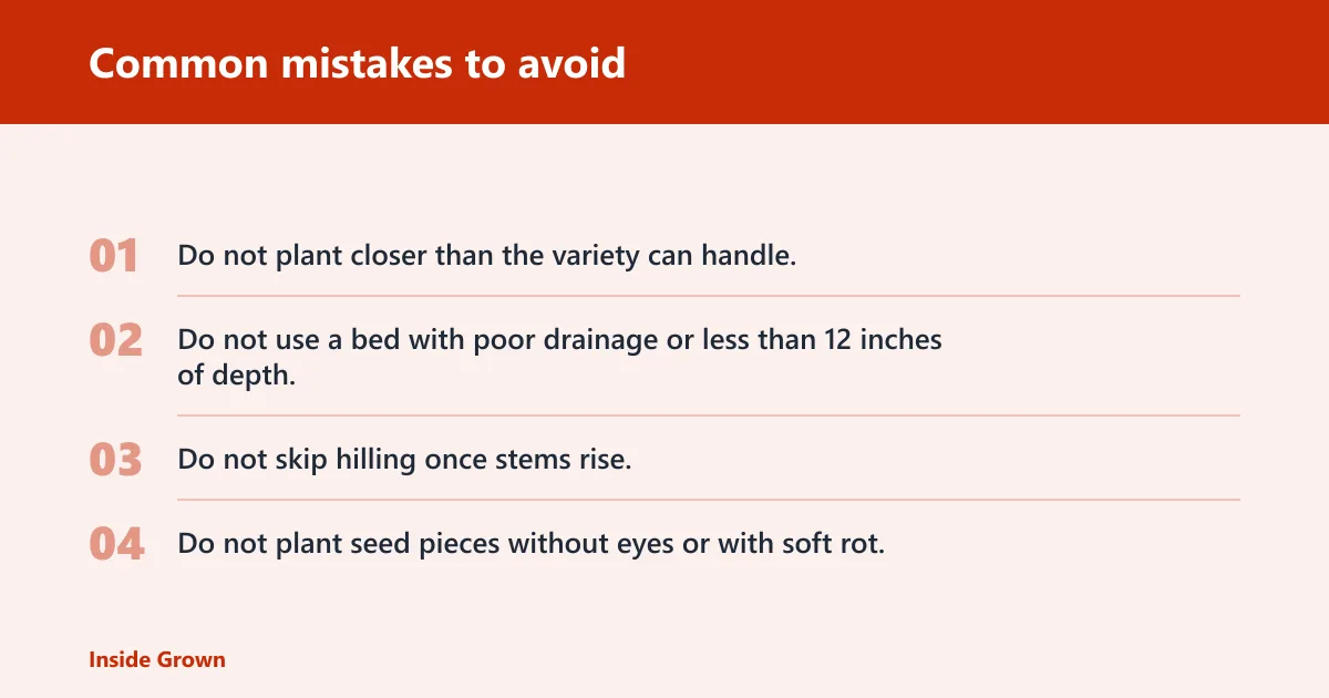 Steps: Common mistakes to avoid