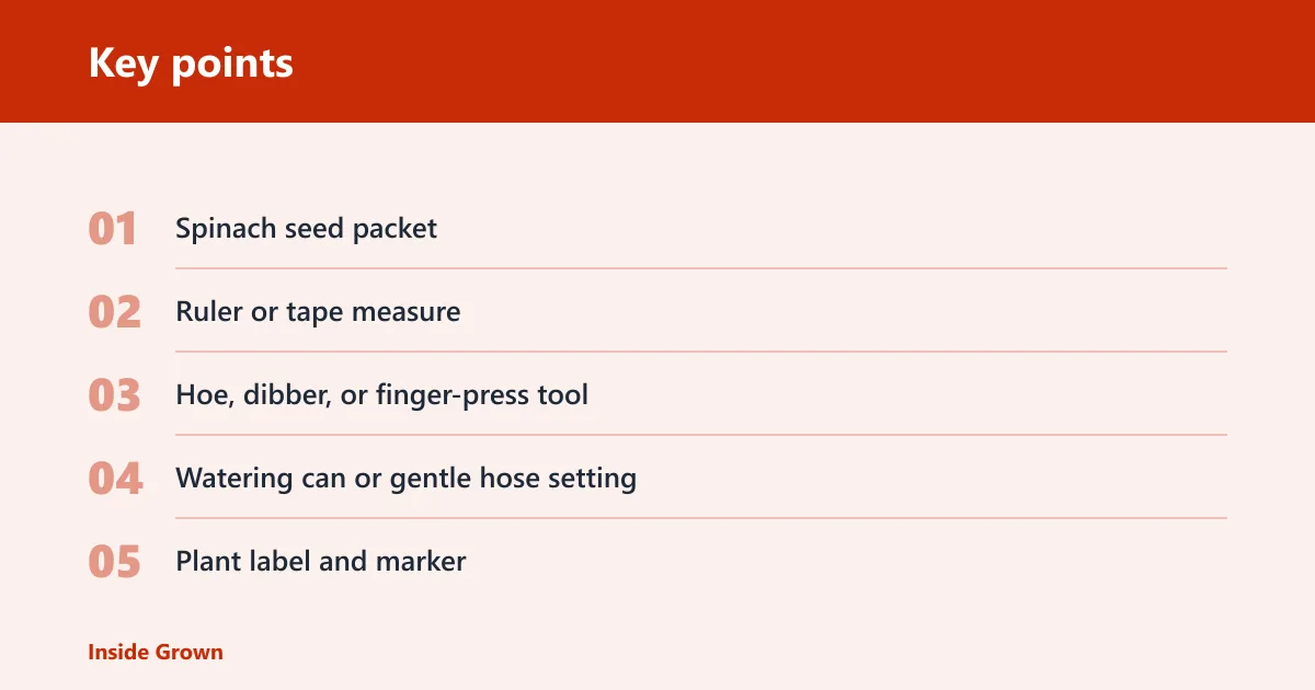 Key points: What you'll need