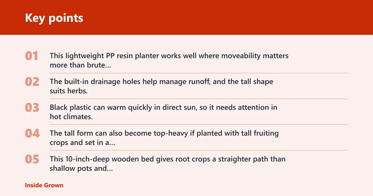 Key points: Our picks by need
