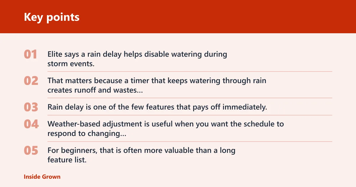 Key points: Features that matter most