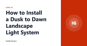 How to Install a Dusk to Dawn Landscape Light System