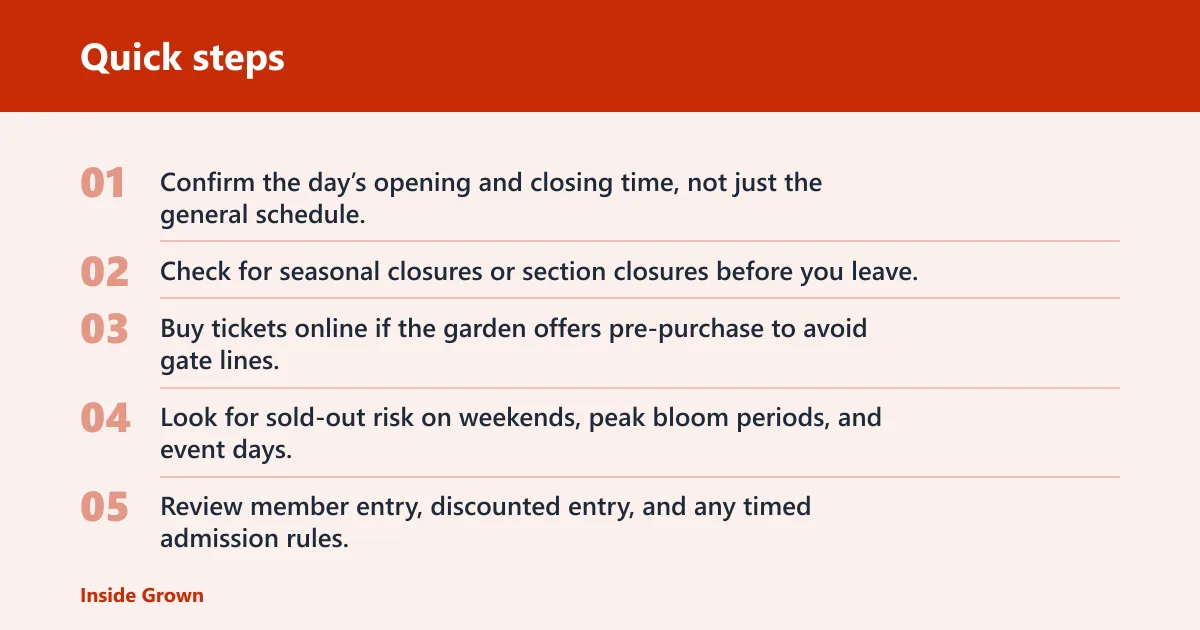 Quick steps: What should you check before you leave?