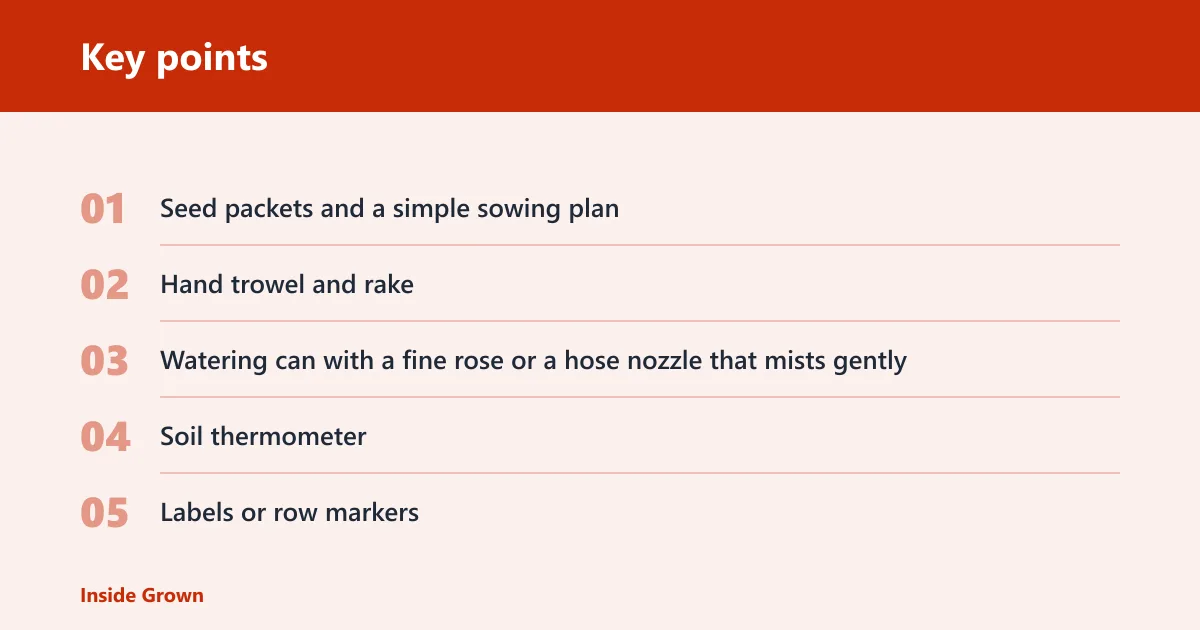 Key points: What you’ll need