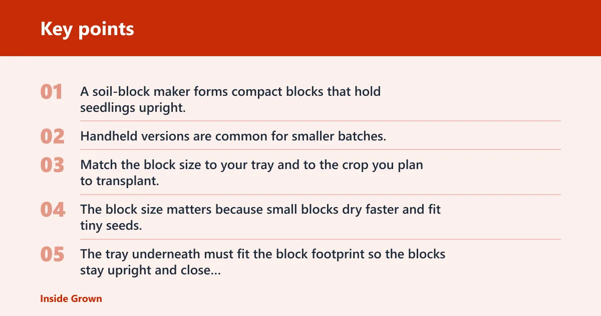 Key points: What you need to start