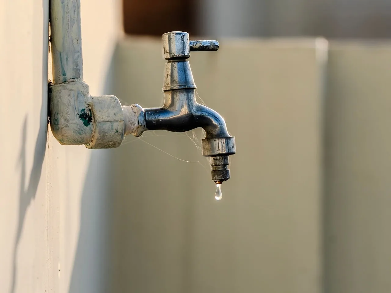 How do you repair a leaking irrigation valve?