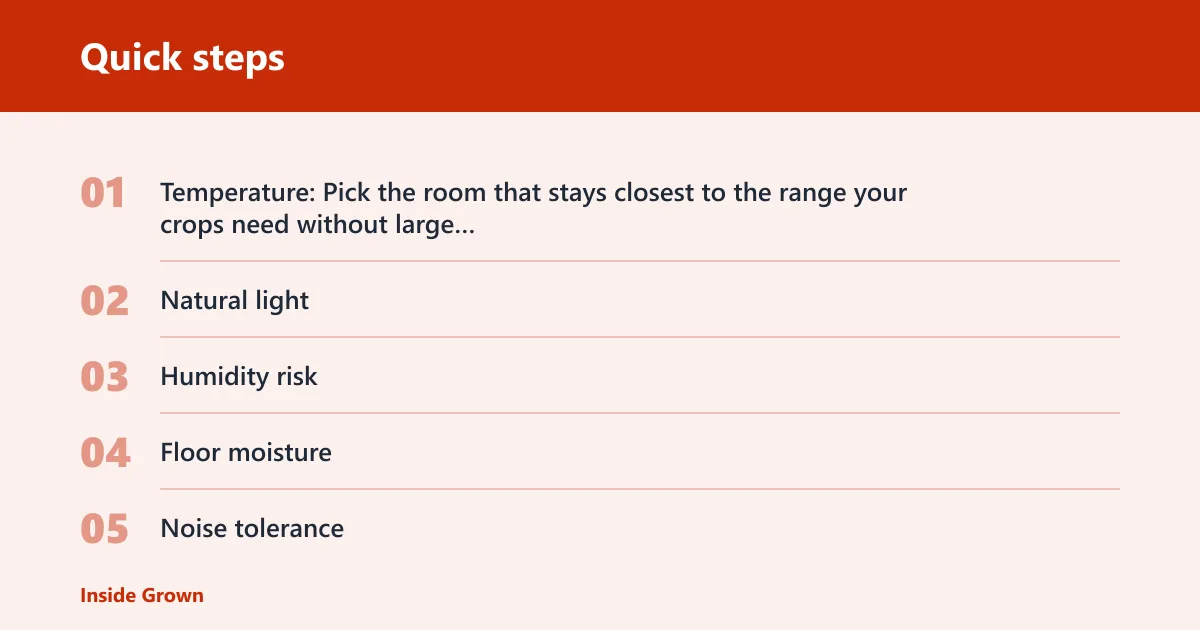 Quick steps: How to choose your room